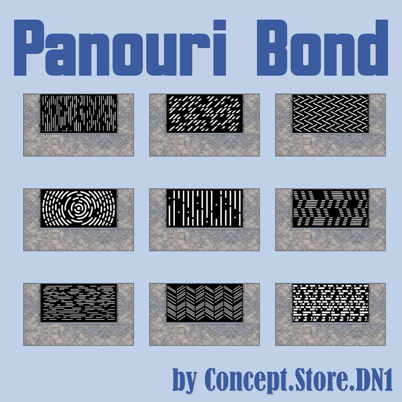 Panouri bond pentru garduri, balustrade, fatade, pereti