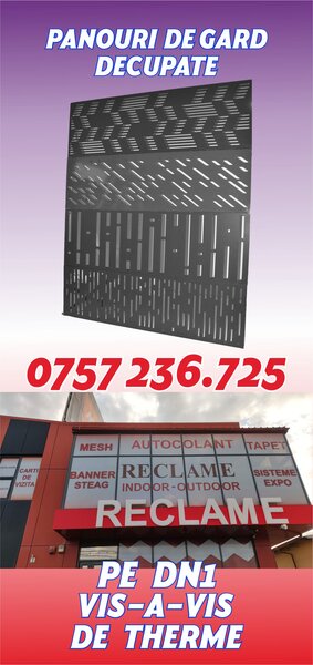 Panouri bond pentru garduri, balustrade, fatade, pereti